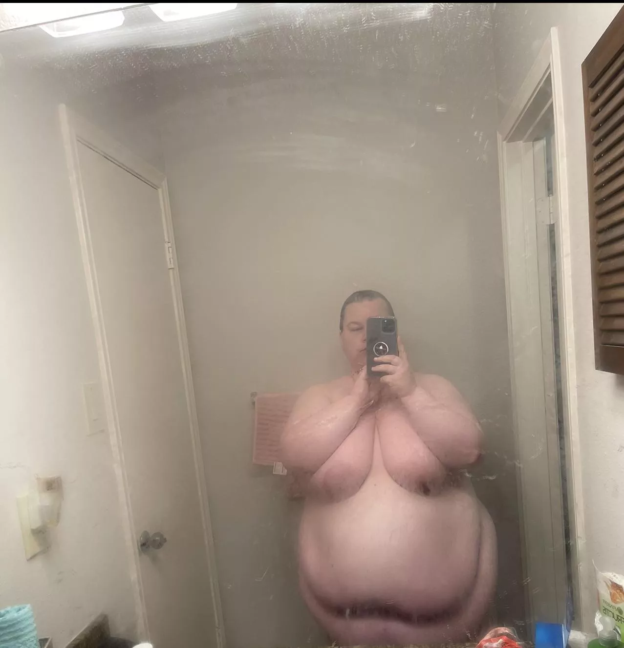 Just out of the shower…. Wouldn’t mind getting messy again  posted by OkStep134