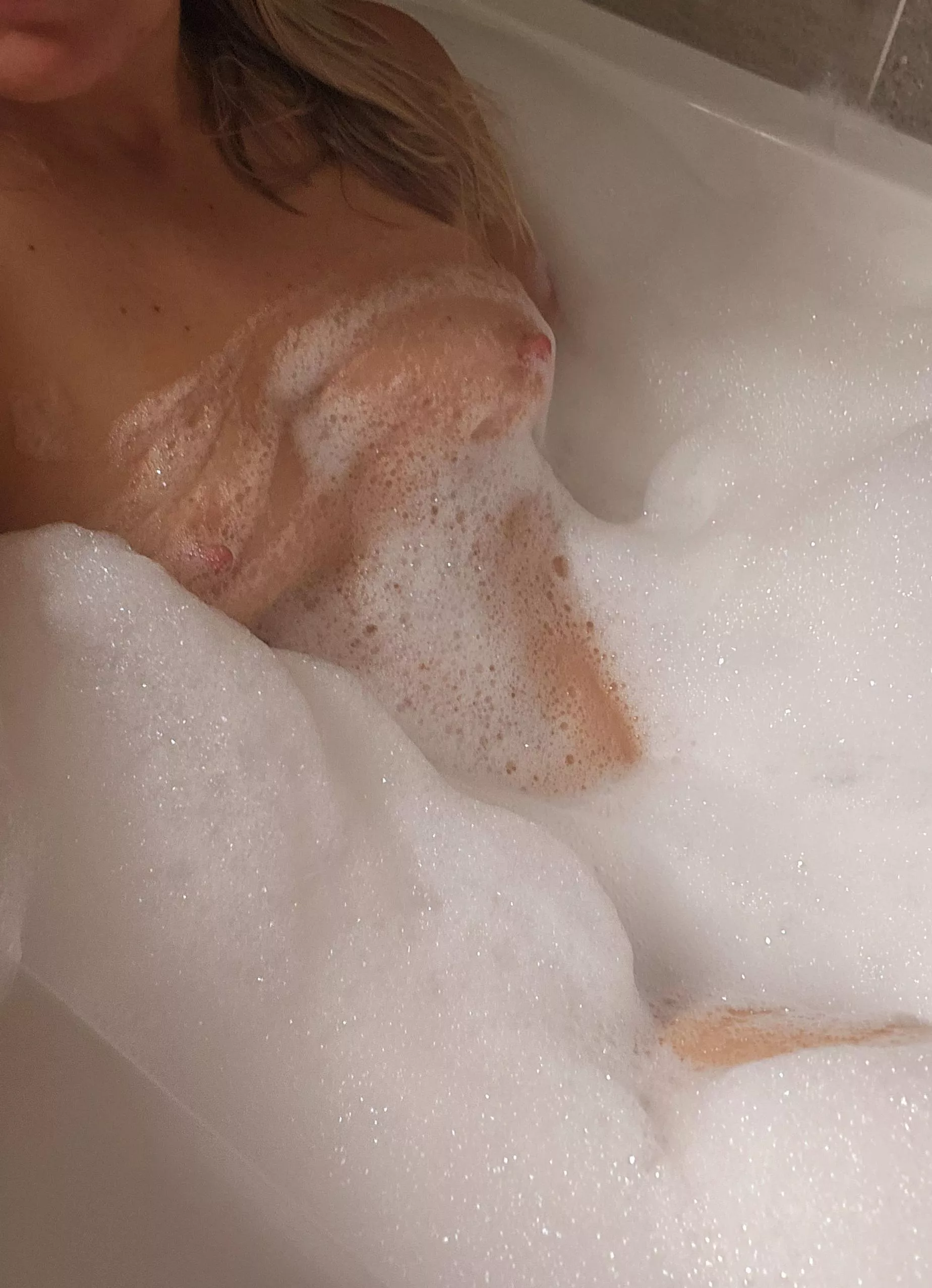 Never too old for a bubble bath... posted by Harper8483