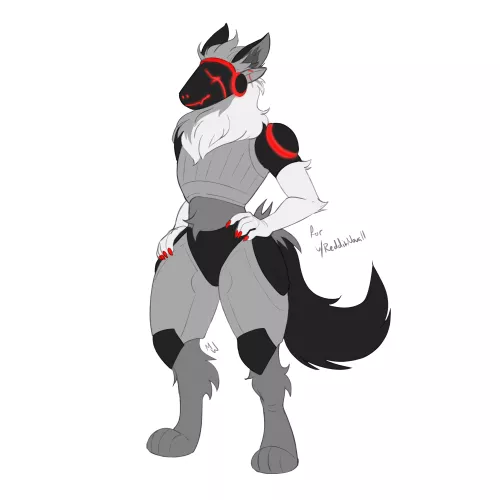 Number 85 in my 100 Furries series. (Art by me @MellowWingArt on X) Sona belongs to u/RedditNovall by MellowWingArt