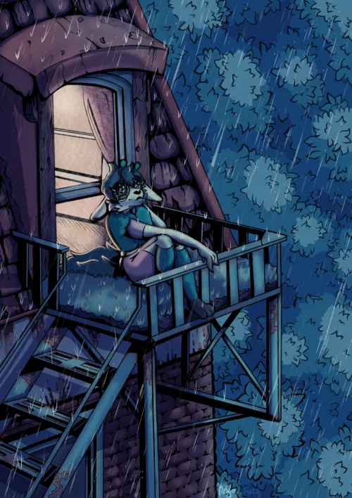 Peaceful rain by Chxbby_bxnny