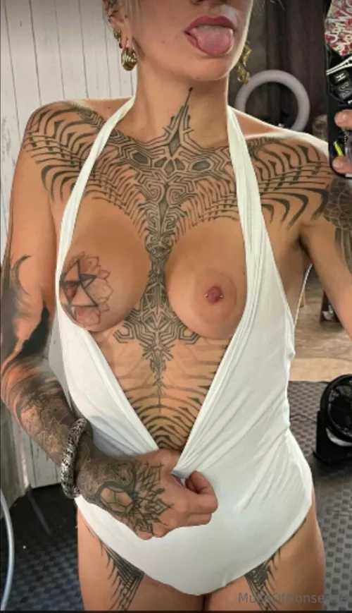 Pierced + tattooed nipples = absolute hottest 🥵 by MuseOfNonsense