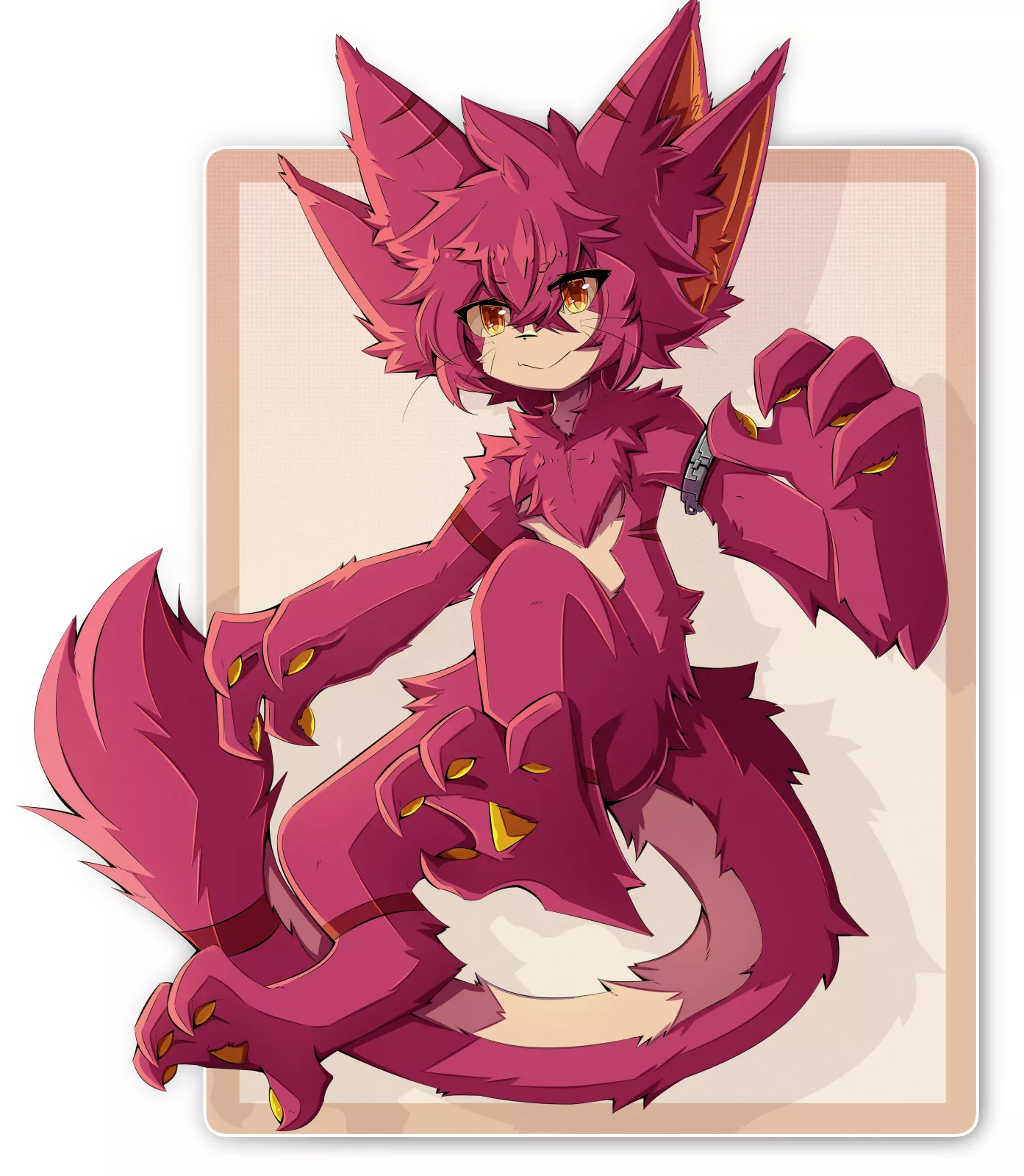 The critter (Art by me) posted by Fellryx