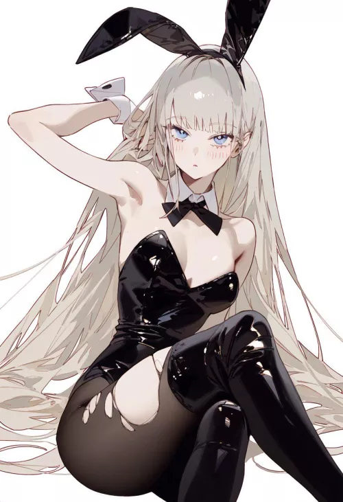 Torn Bunny Girl  by CheetahSperm18