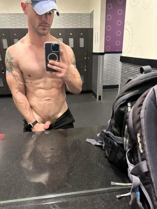 Wanna edge me in the locker room  by littlenicky420