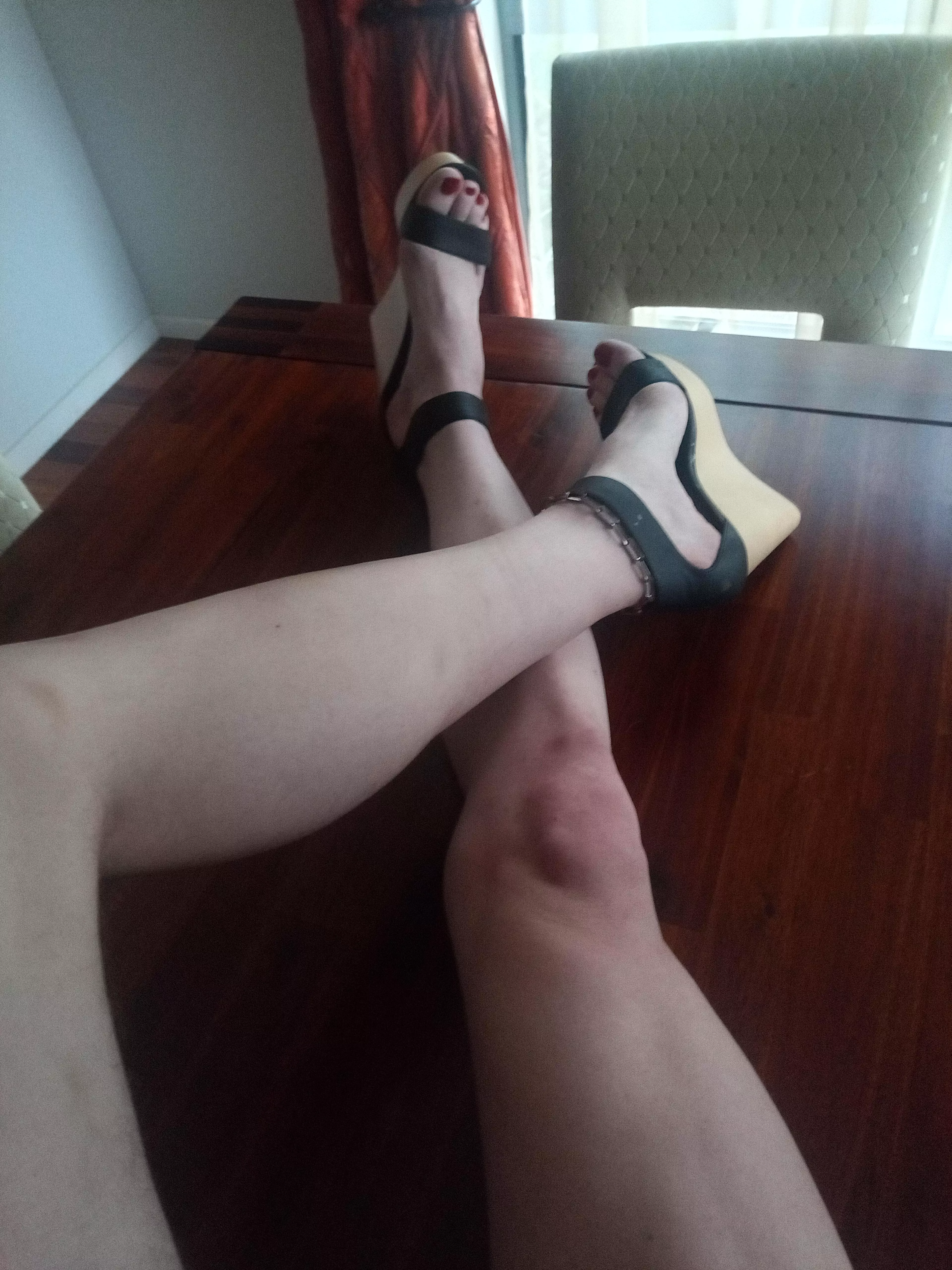 Wedges feel so casually sexy posted by strelok6969