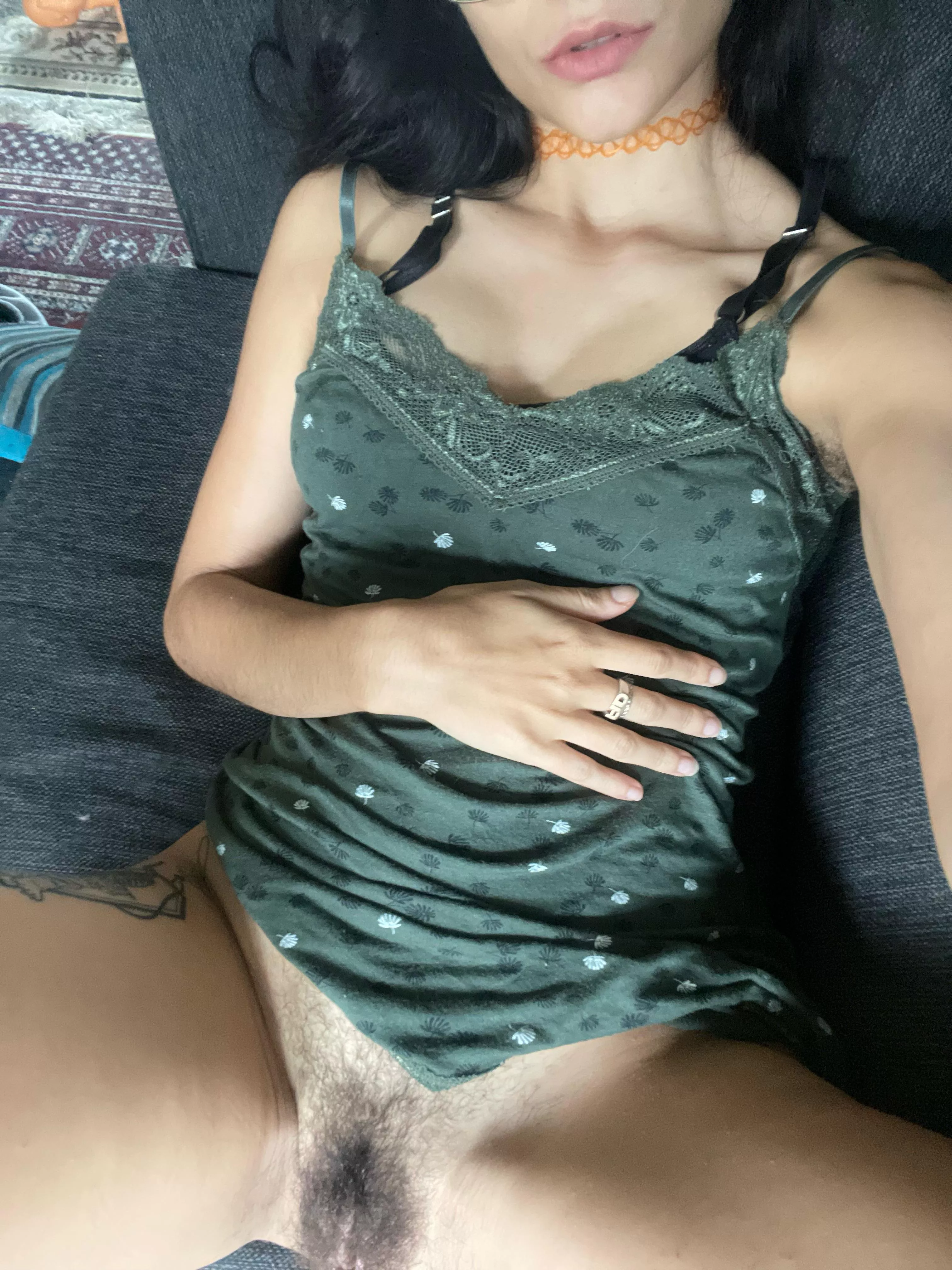 a hairy girl waking up posted by Moonligthh