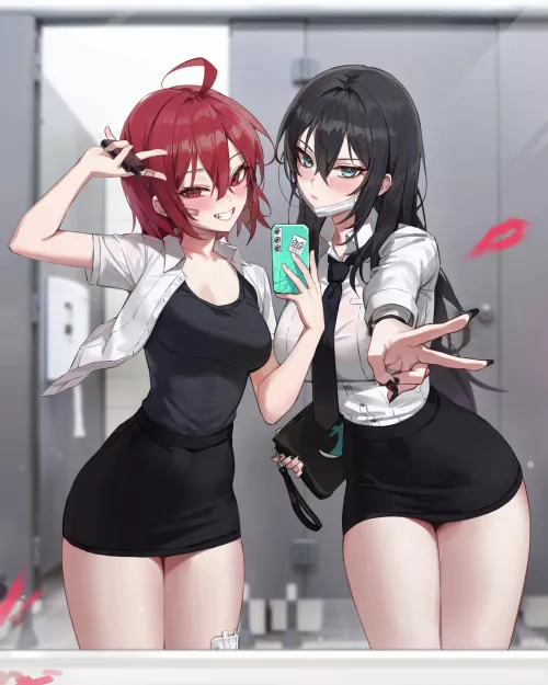 Bathroom Group Photo by CheetahSperm18