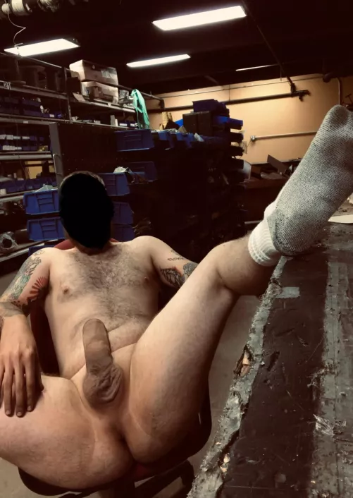 Be sure to stretch before work by bigdicknoface