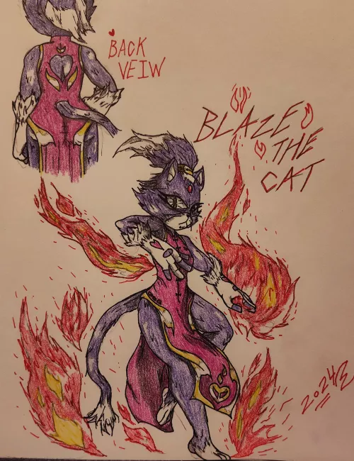 Blaze The Fire Dancer (I Made This) by Ok_Importance_9753