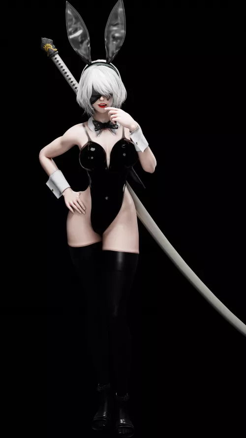Bunny 2B by n0ctiz