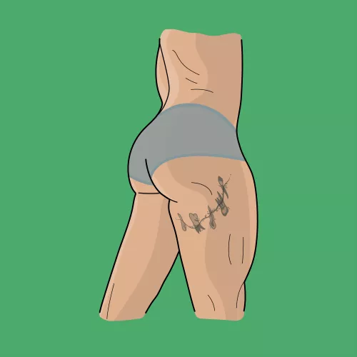 Buttocks by nudeboy23