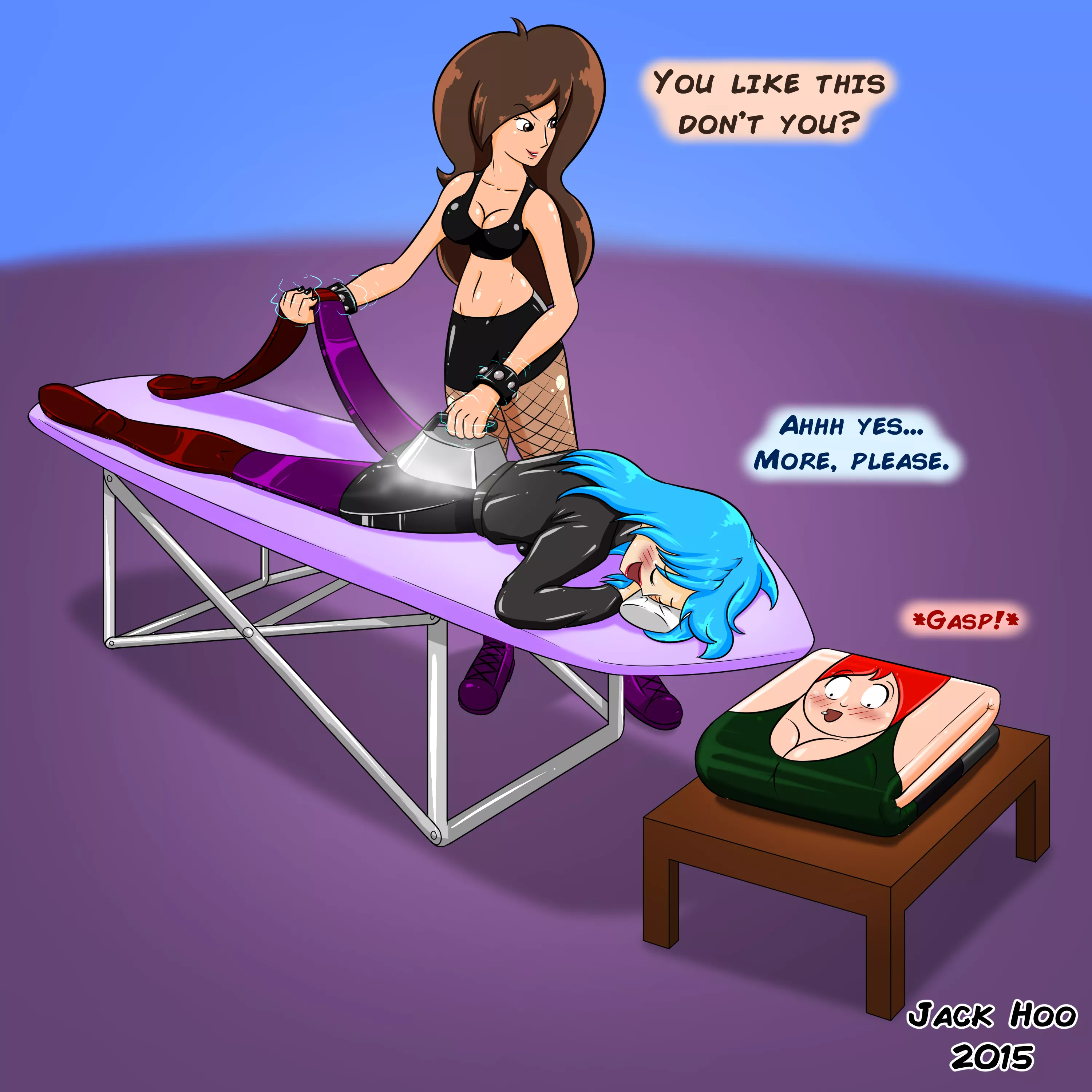 Dominique's guilty pleasure by Jack-Hoo [Flattening] posted by Xander178