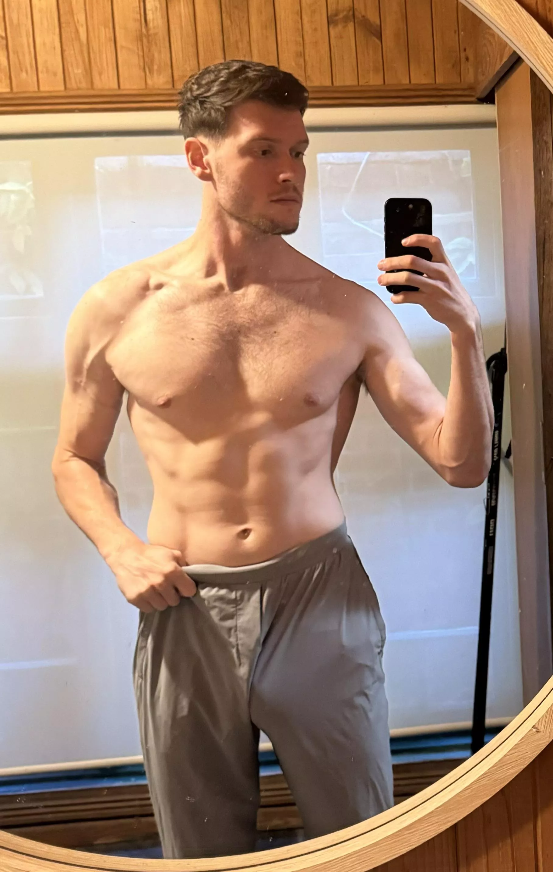 Grey trackies posted by primebull