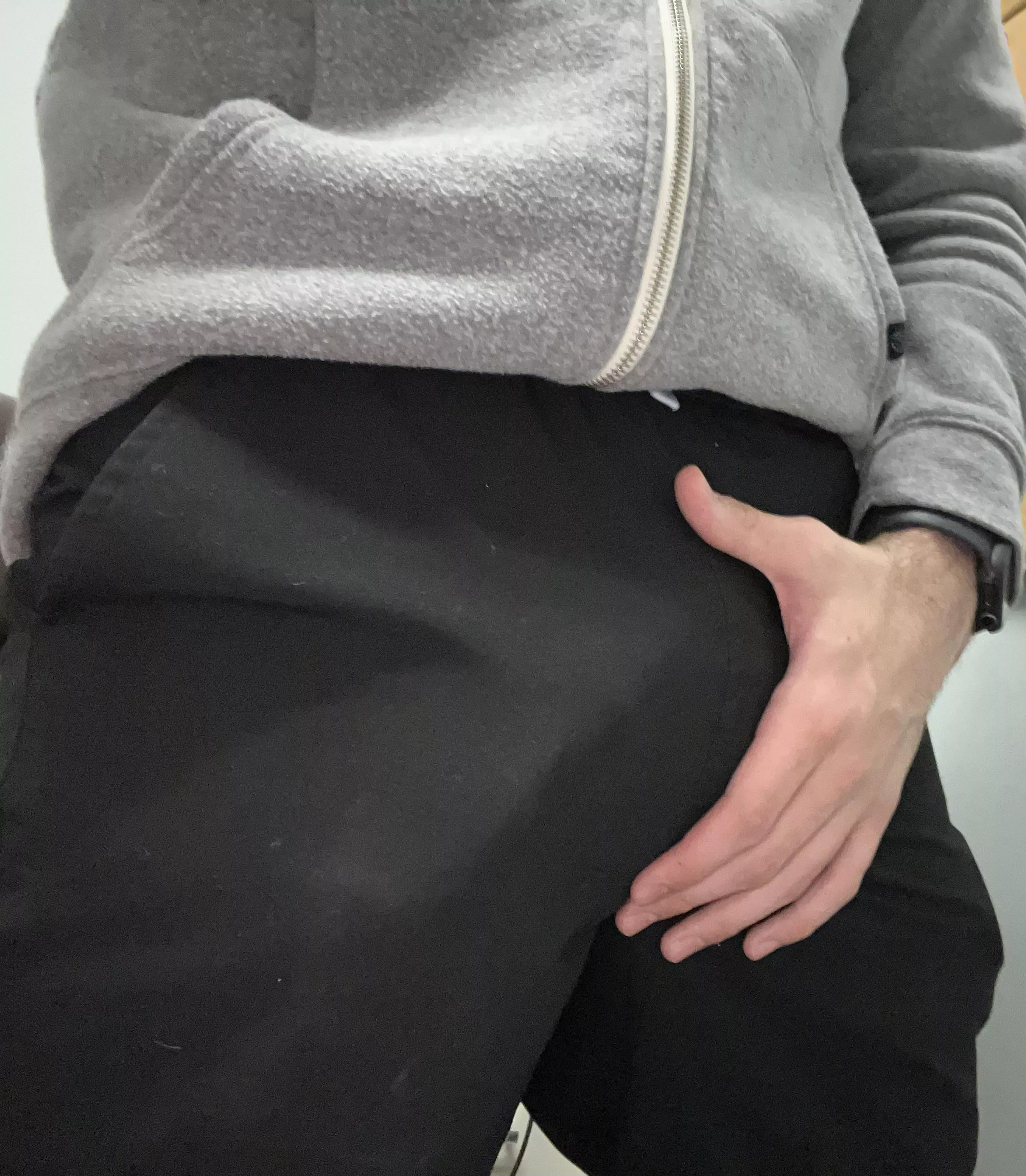 Hard at work or hard AT work? posted by Outrageous-Muffin795