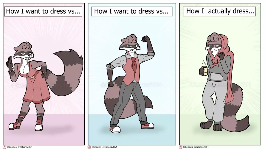 How I dress.. Art by me! by Western_Pea1011
