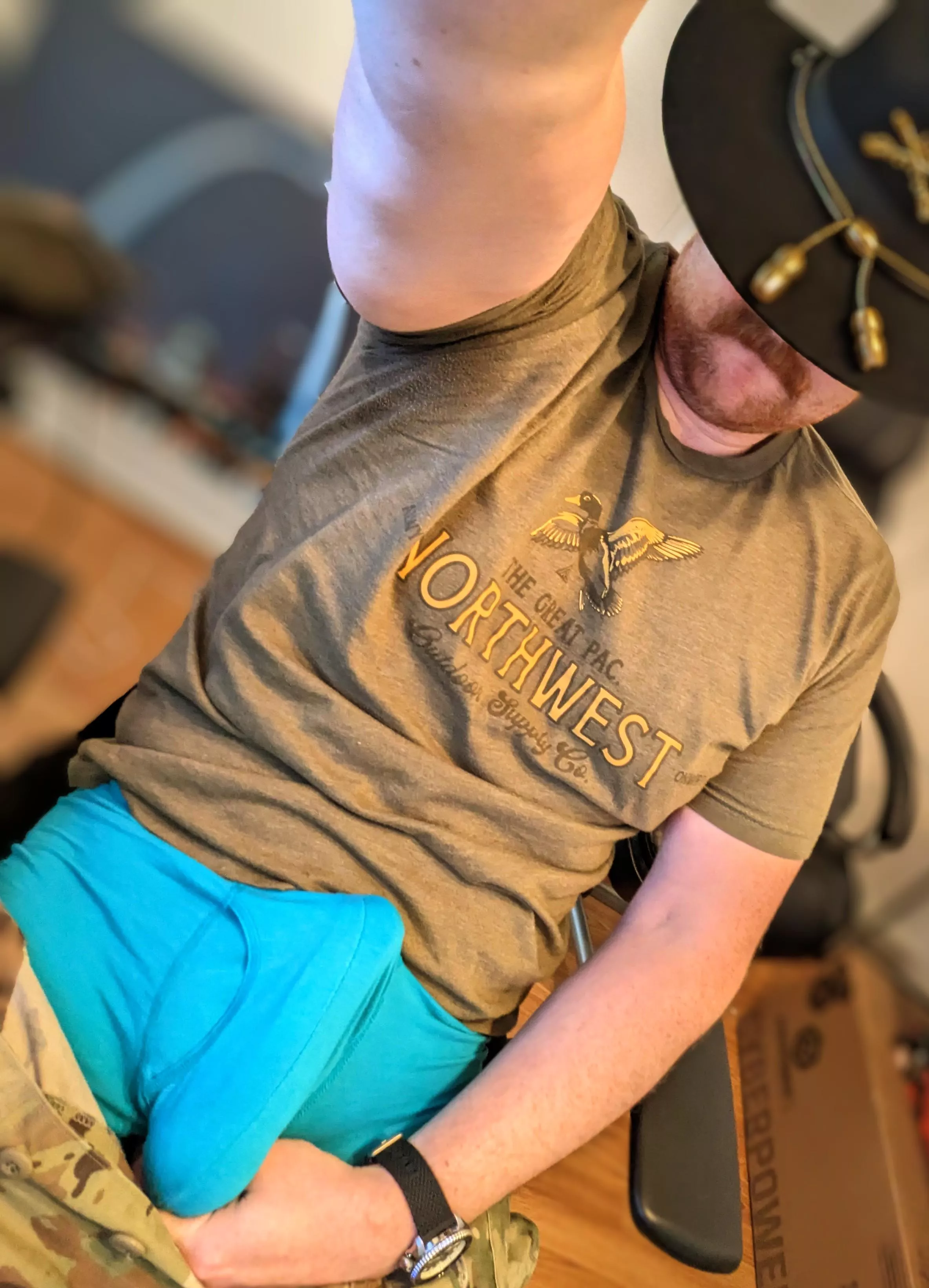 Howdy partner, if you're looking for a seat I might give you a little more than just a seat.. 😜 posted by Top-Scallion8634