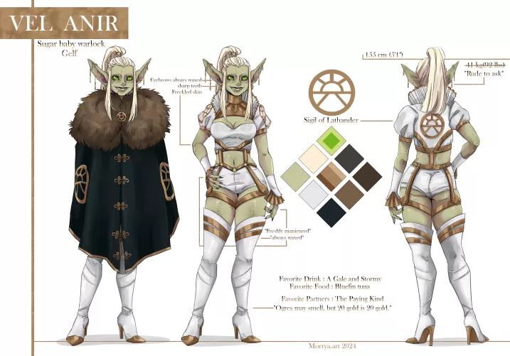 I already feel like you guys would appreciate Vel more then the main sub will, booty shorts are just too much sometimes by MorryaArt