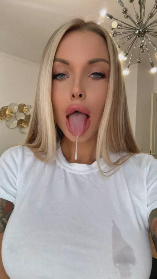 i want to drool all over my tits and make you lick it by Finelydeal783