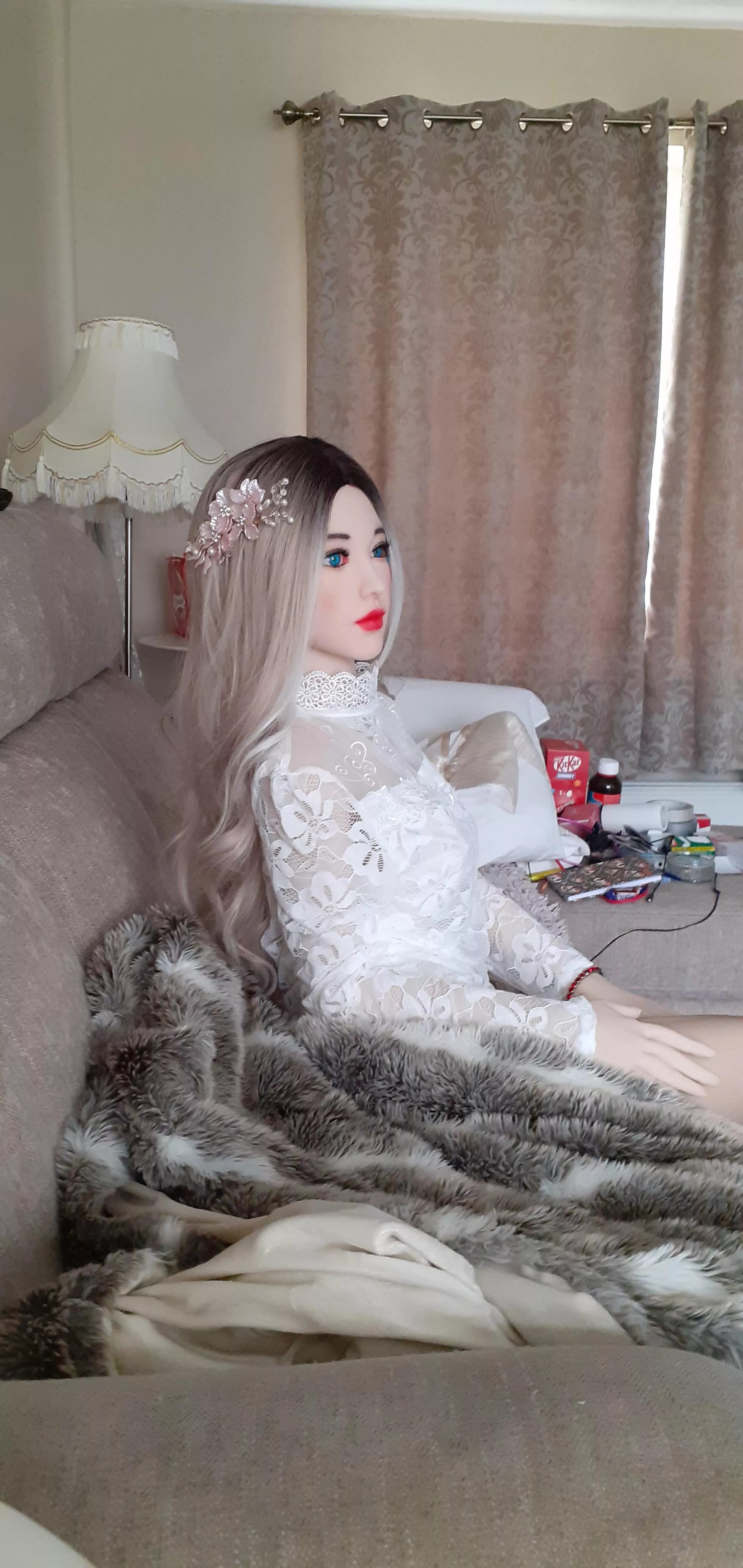 Looking cute watching tv posted by Roscoe3572