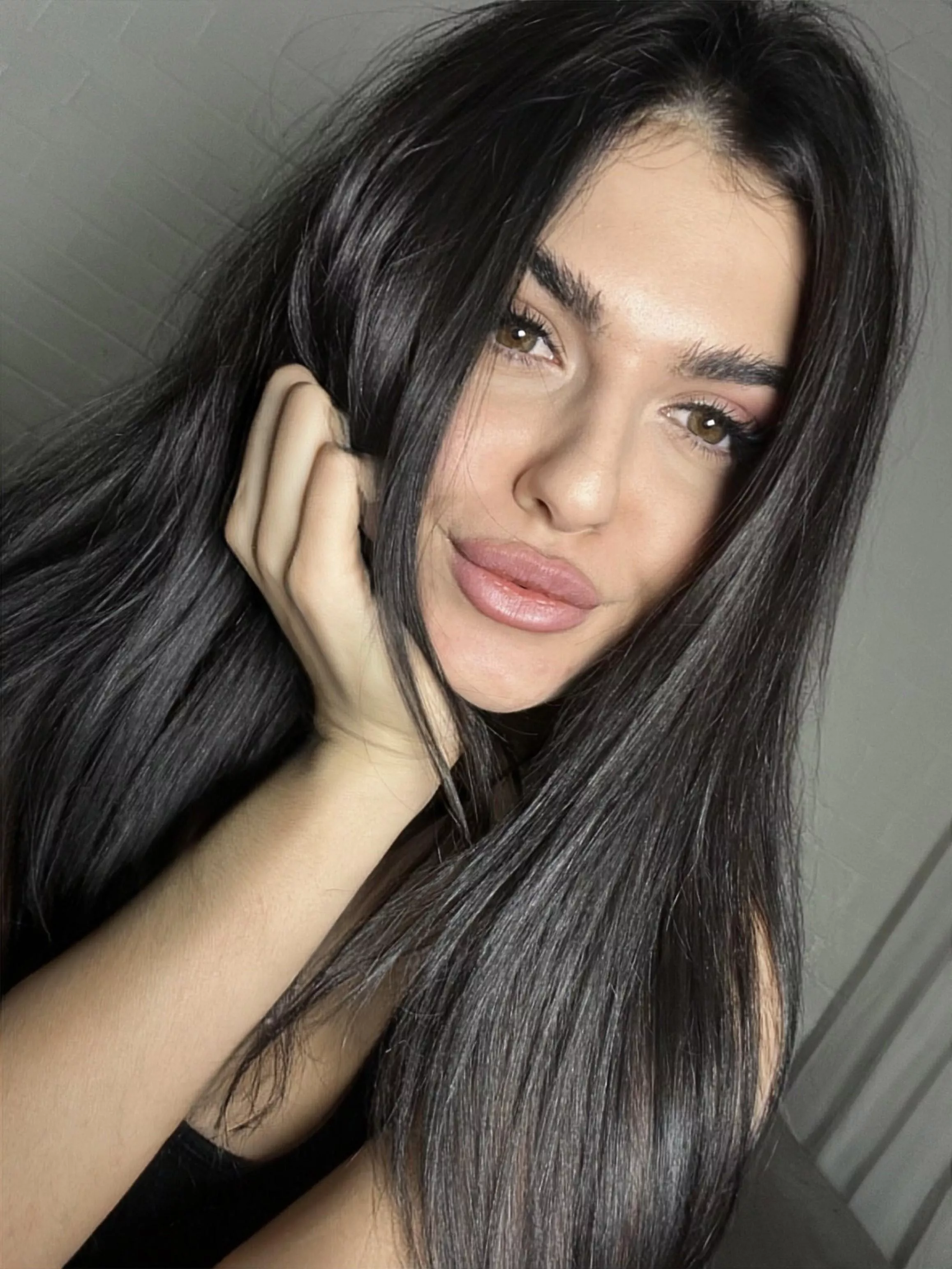 my embarrassed smile posted by Injekl