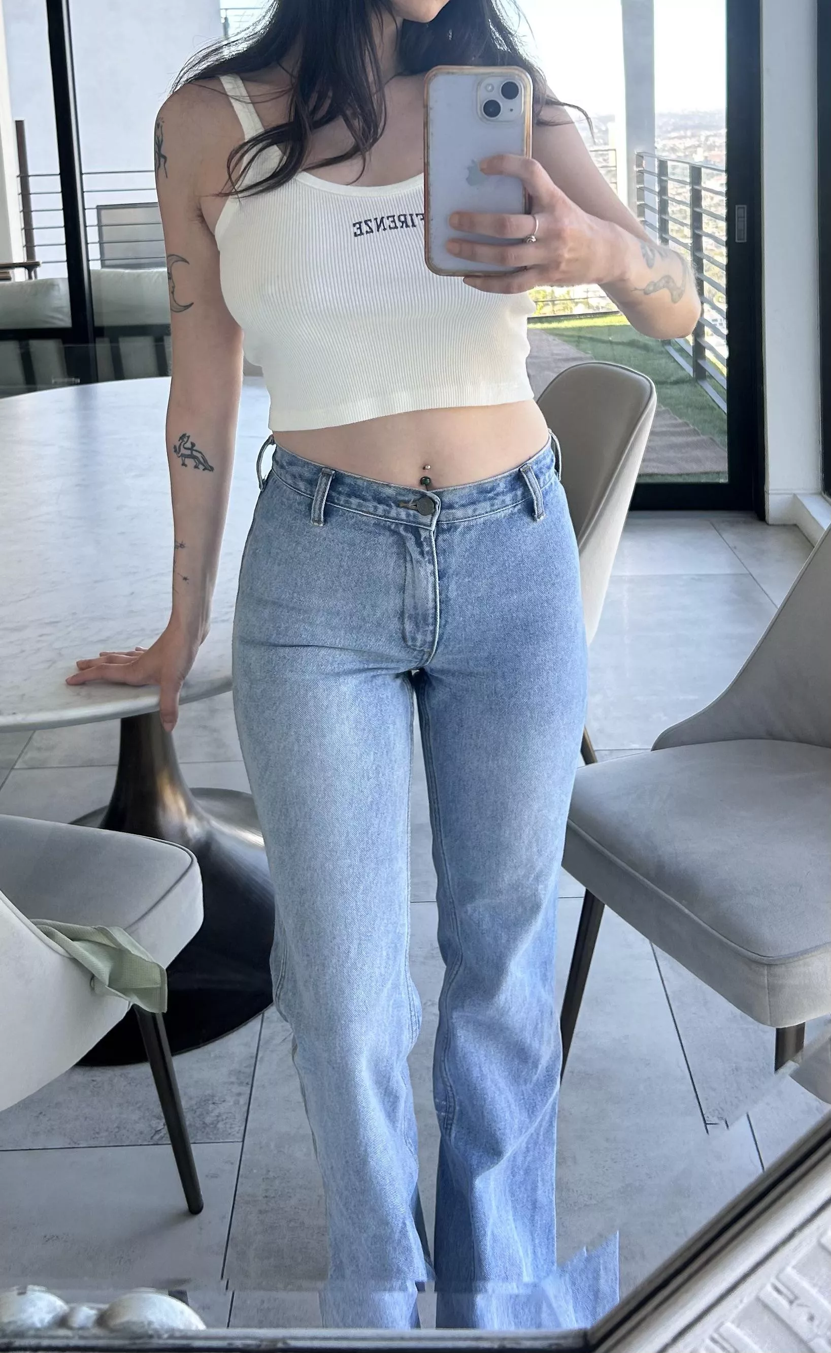 my tummy wants to be seen 🙈  do you think it’s cute?  posted by xstarrxlovex