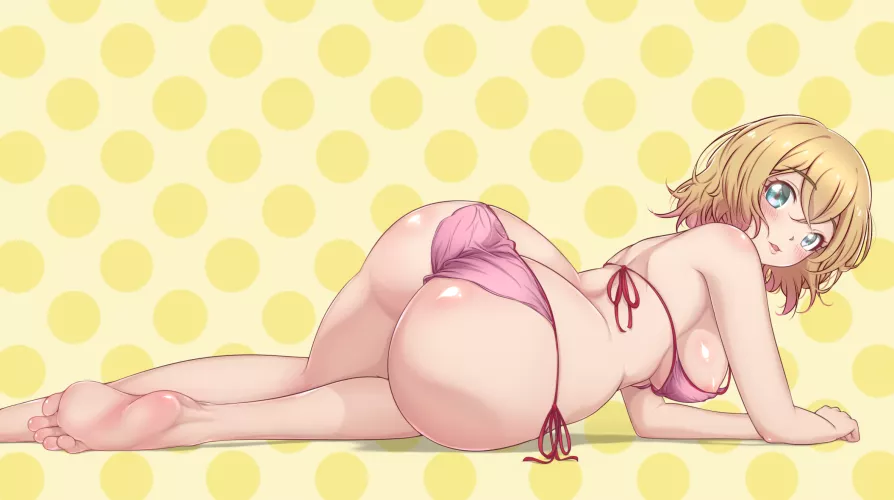 Nanami Mami Wearing Mizuhara's Bikini (Rent A Girlfriend) by Csxc