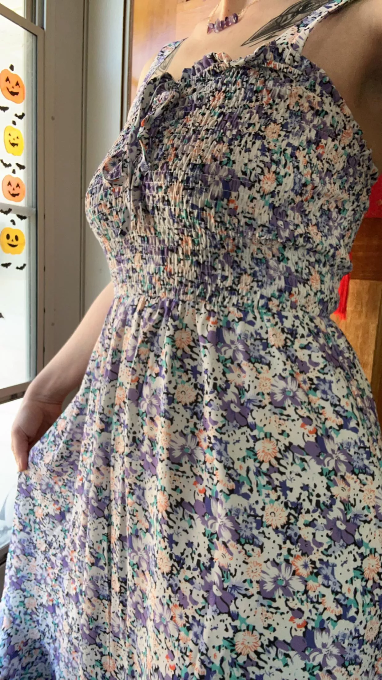 New dress, no bra posted by rawrplatypus