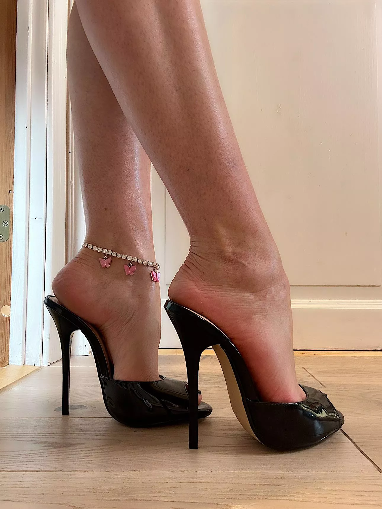 Perfect party mules.  posted by Footish_ann