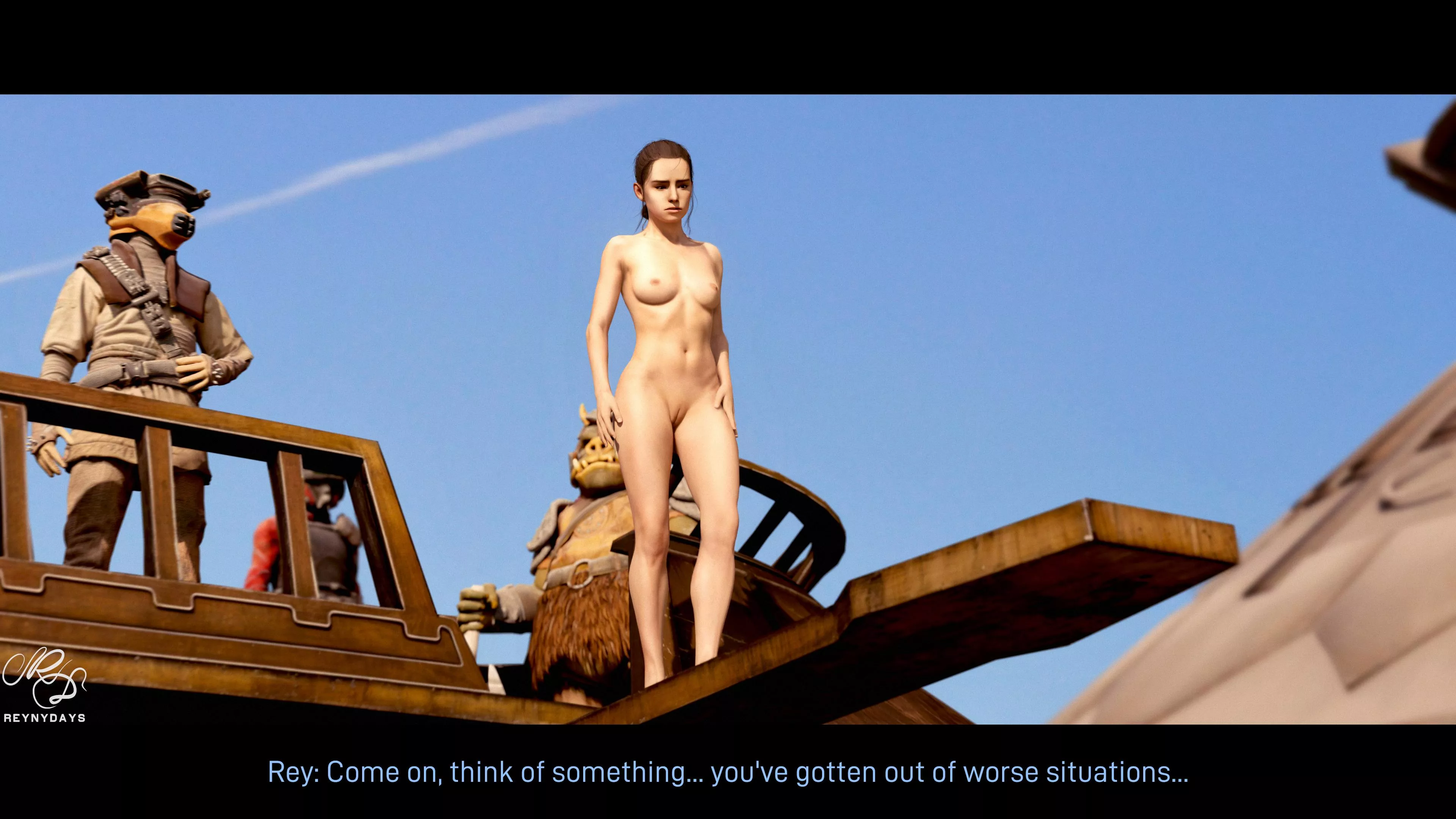 Rey sacrificed to the Sarlacc (Part 1 - more in comments) (ReynyDays) posted by ReynyDaysSFM