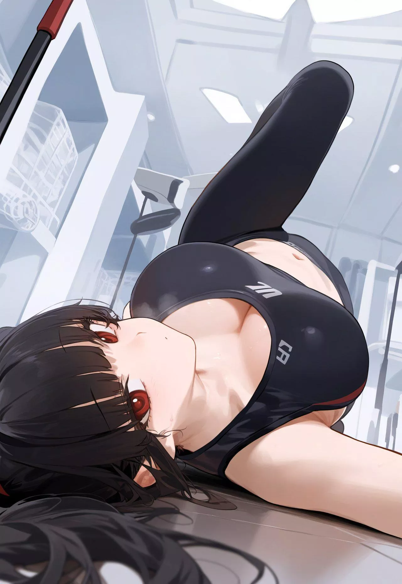 Rio Laying After Exercise [Blue Archive] posted by CheetahSperm18