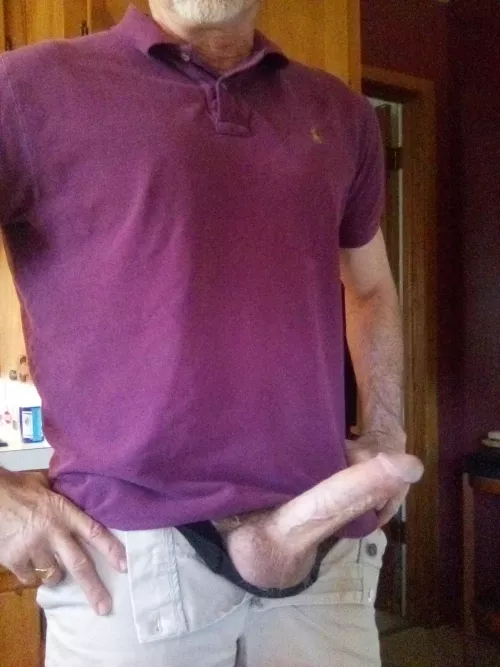 Standard Grand Dad uniform. Polo and khakis! 63. by Glad-Software-5780