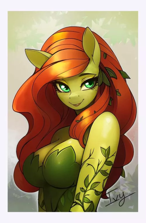 When peanut butter meets chocolate, poison ivy-MIP mash up art by me by Historical_Raisin597