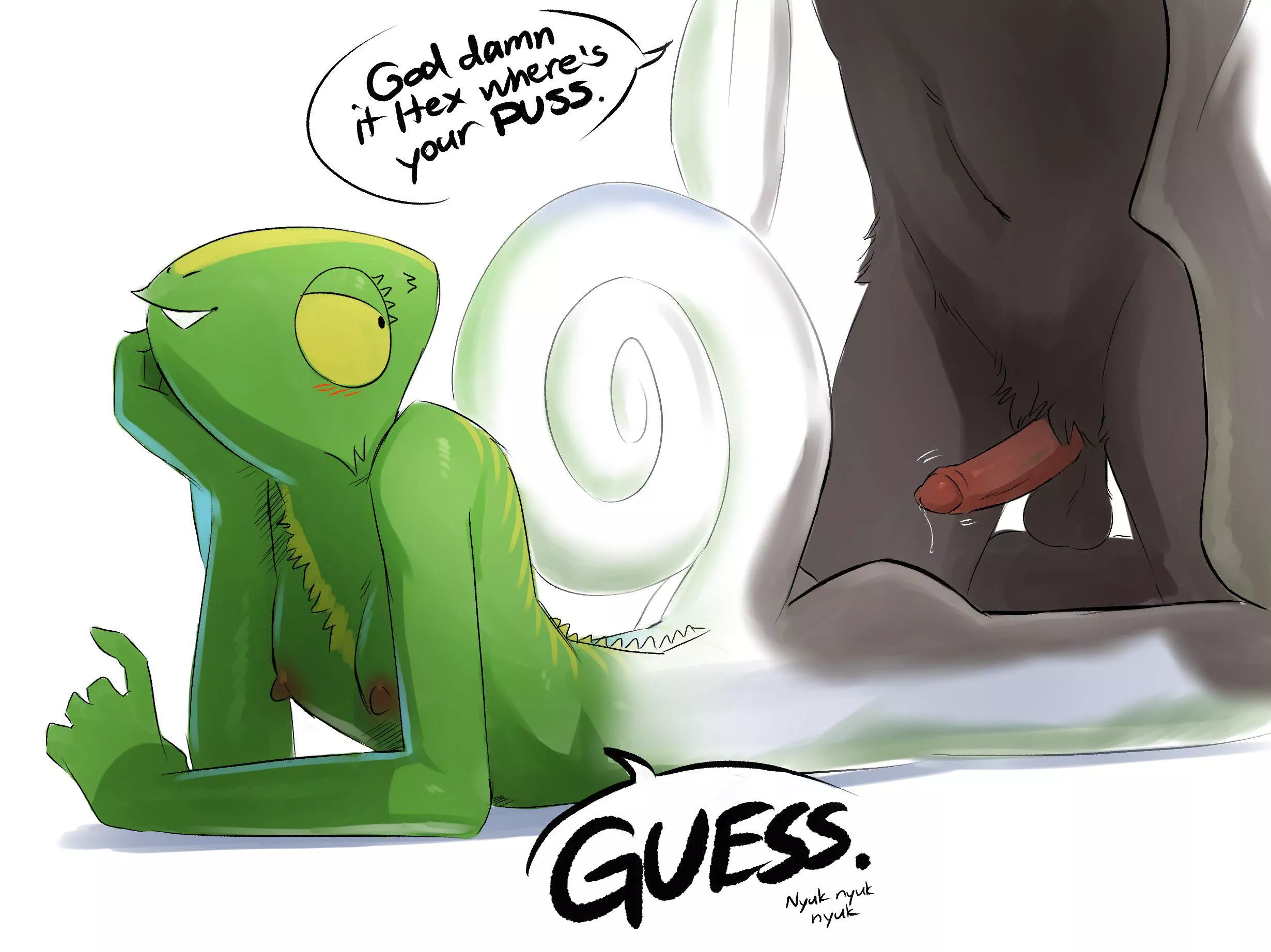 Where’s your Pussy? [MF] (The-Minuscule-Task) posted by 5headedragon