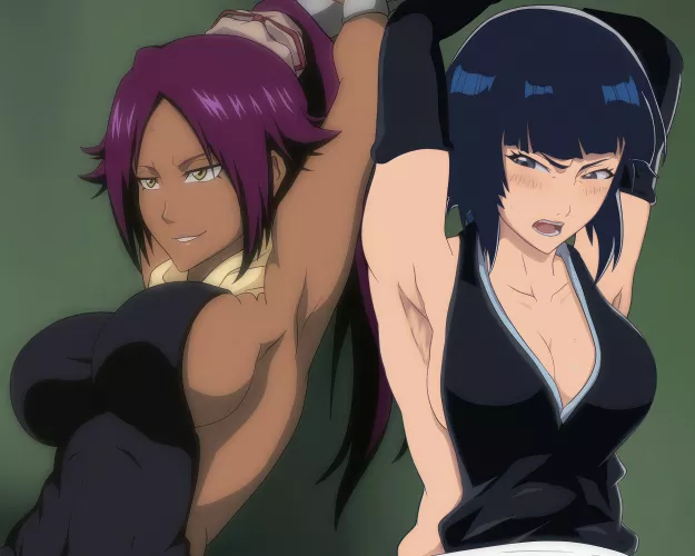Yoruichi & Soifon chained up by Deadpool6900