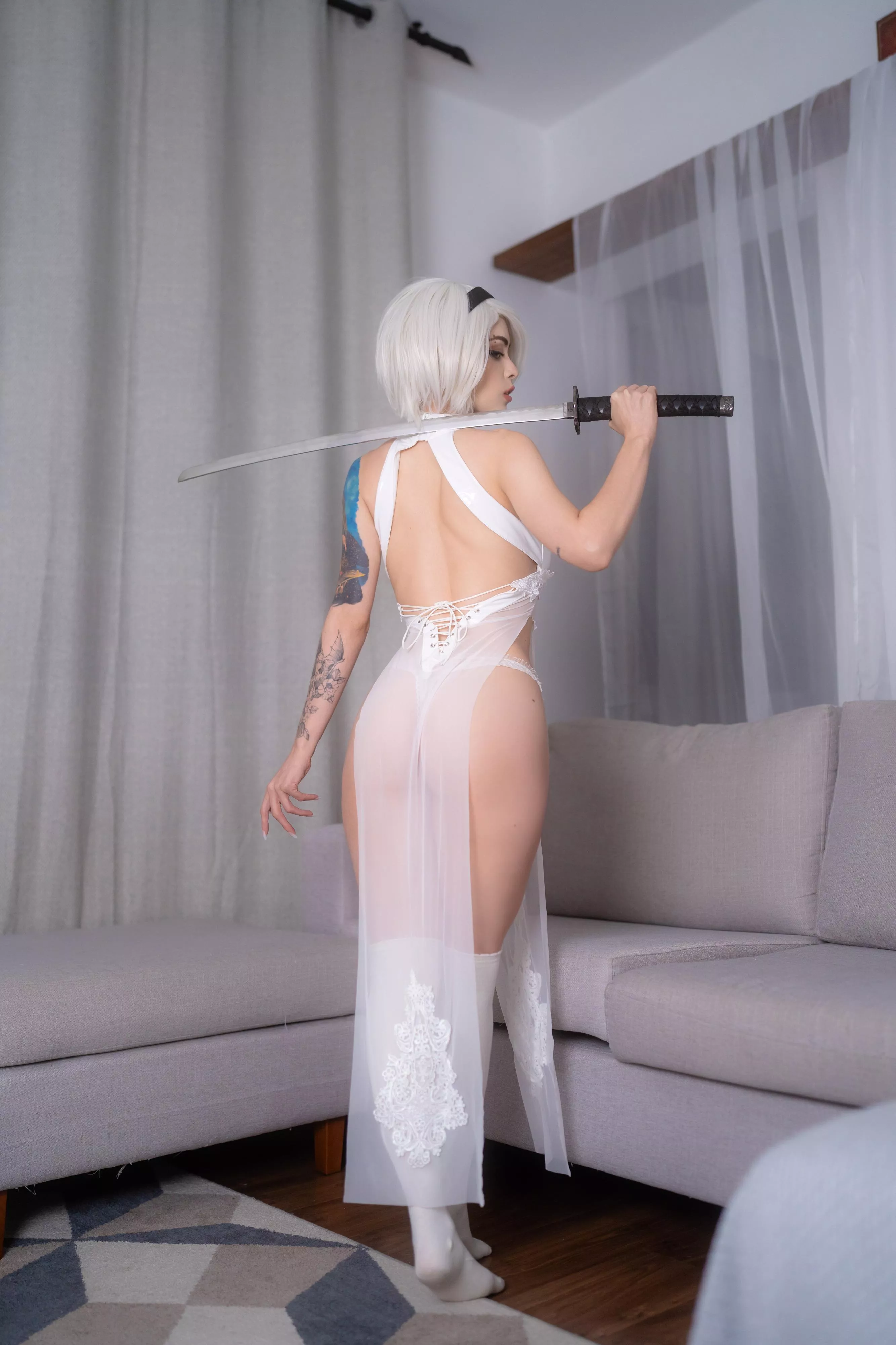 Bride 2B cosplay by Waifu Korra posted by waifu_korra_