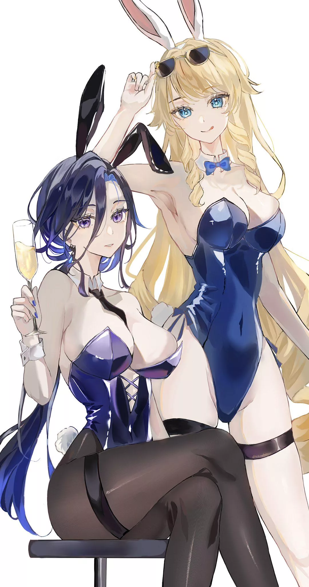 Bunny Navia & Clorinde [Genshin Impact] posted by CheetahSperm18