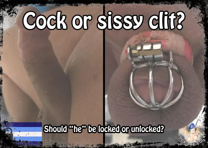 Cock or sissy clit? by ChasteInWpg