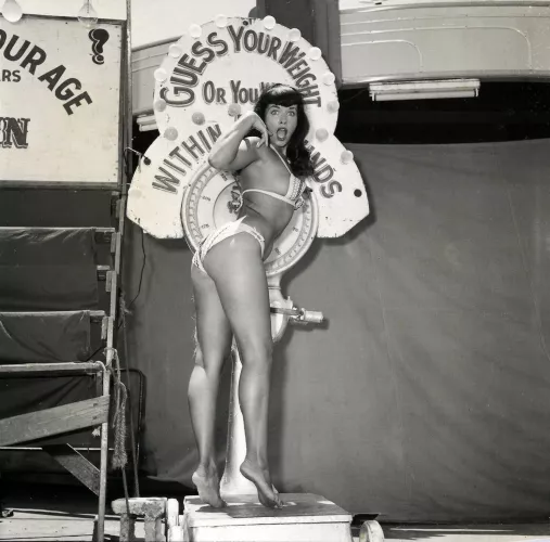 Happy birthday to Bettie Page (April 22, 1923 – December 11, 2008) by Quick_Presentation11