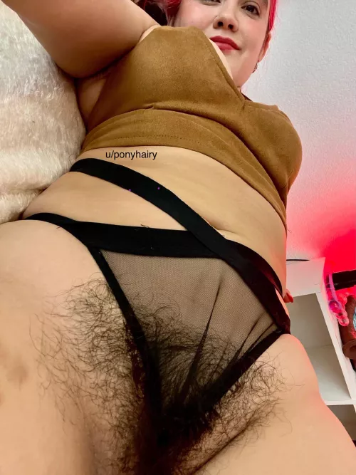 I can’t hide my bush by Ponyhairy