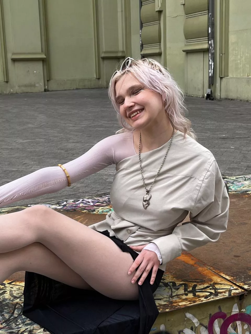 is my smile enough to please you, or should I take my clothes off posted by SmallChangeWilly