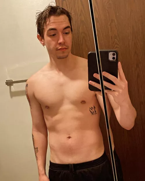 It’s almost been 2 years since I started going to the gym. Very happy to be where I’m at now 😊 by MrRabbit2424