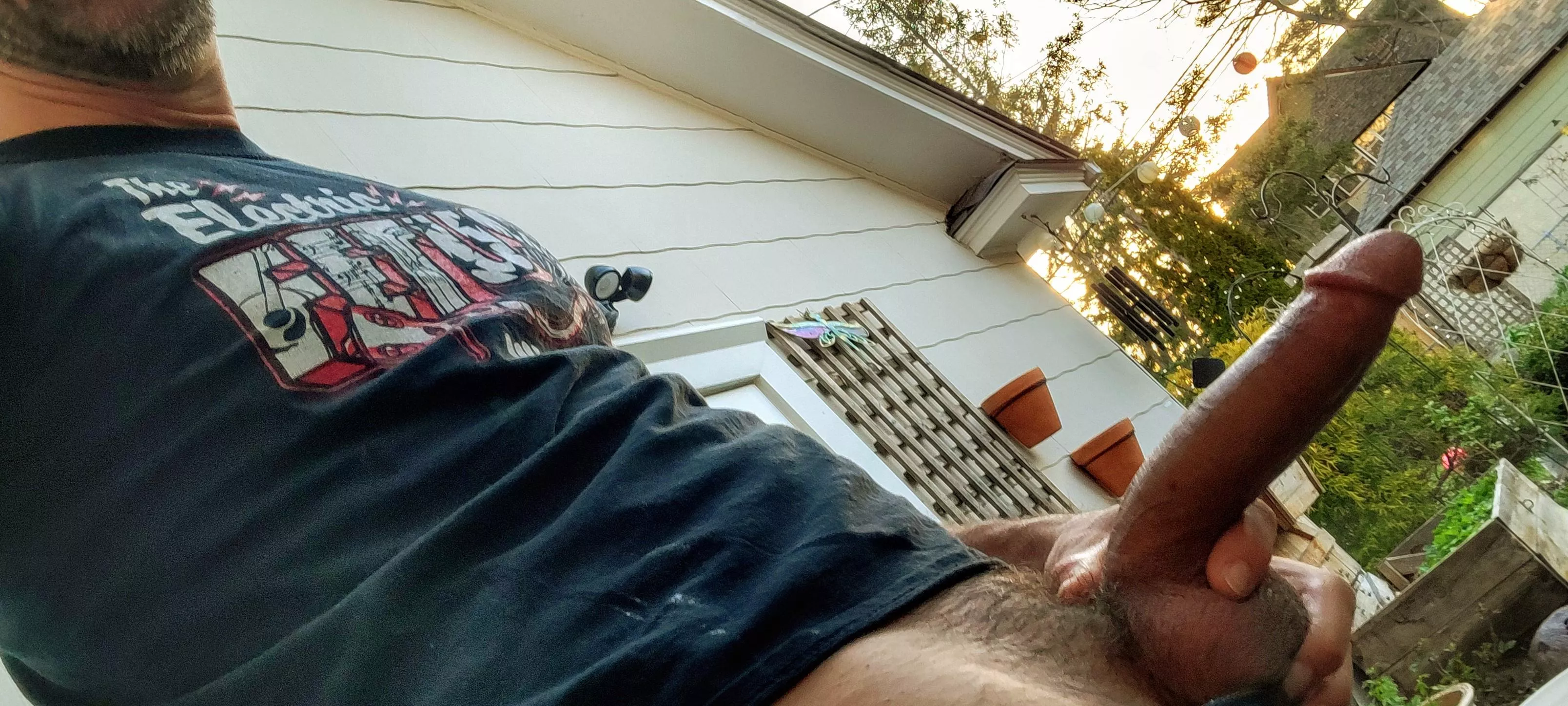 Meet me out back for sunrise. Early bird gets the worm  posted by mnlumberjacker