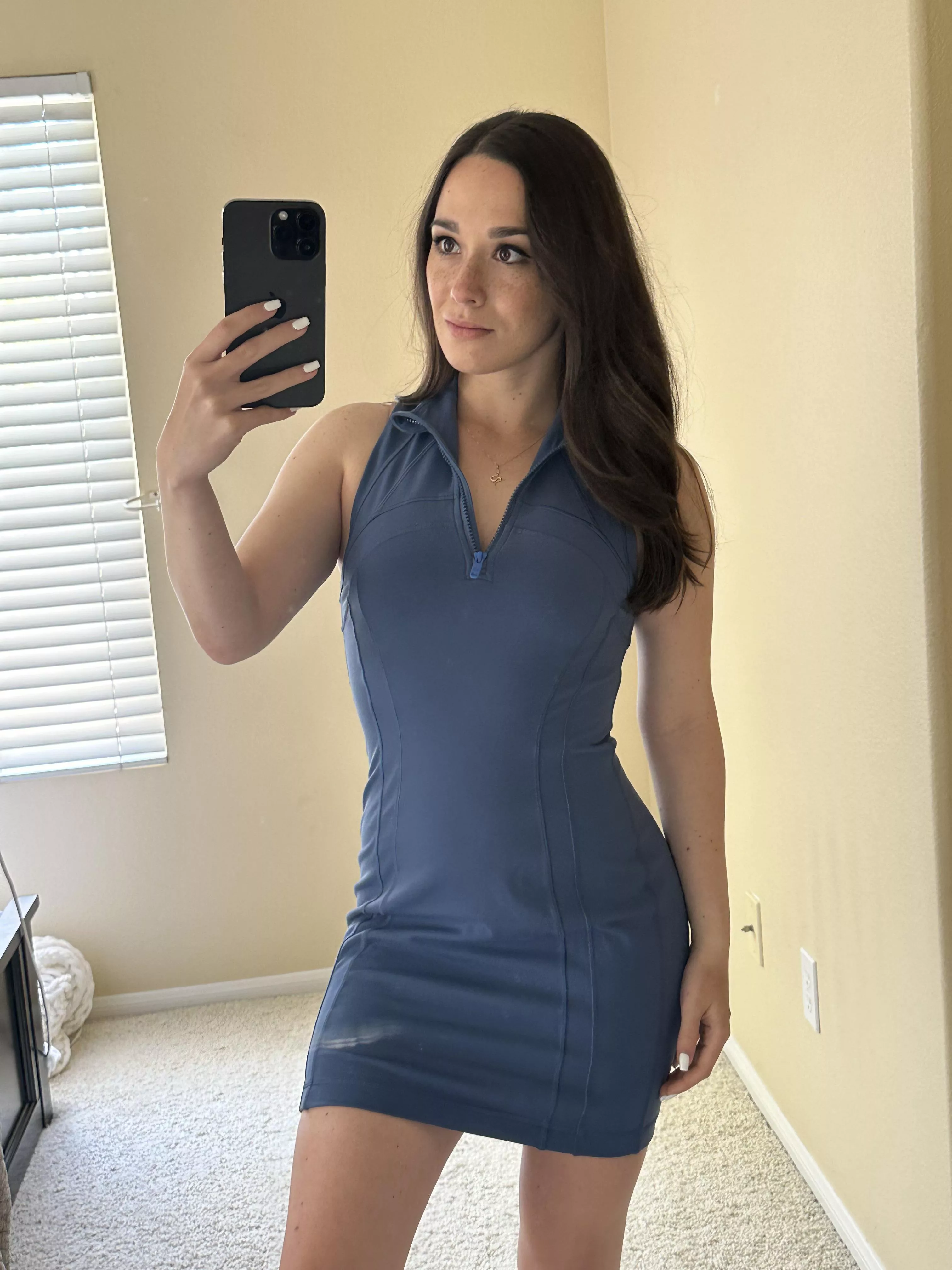 My dress fits like a glove. posted by AlanaAraya