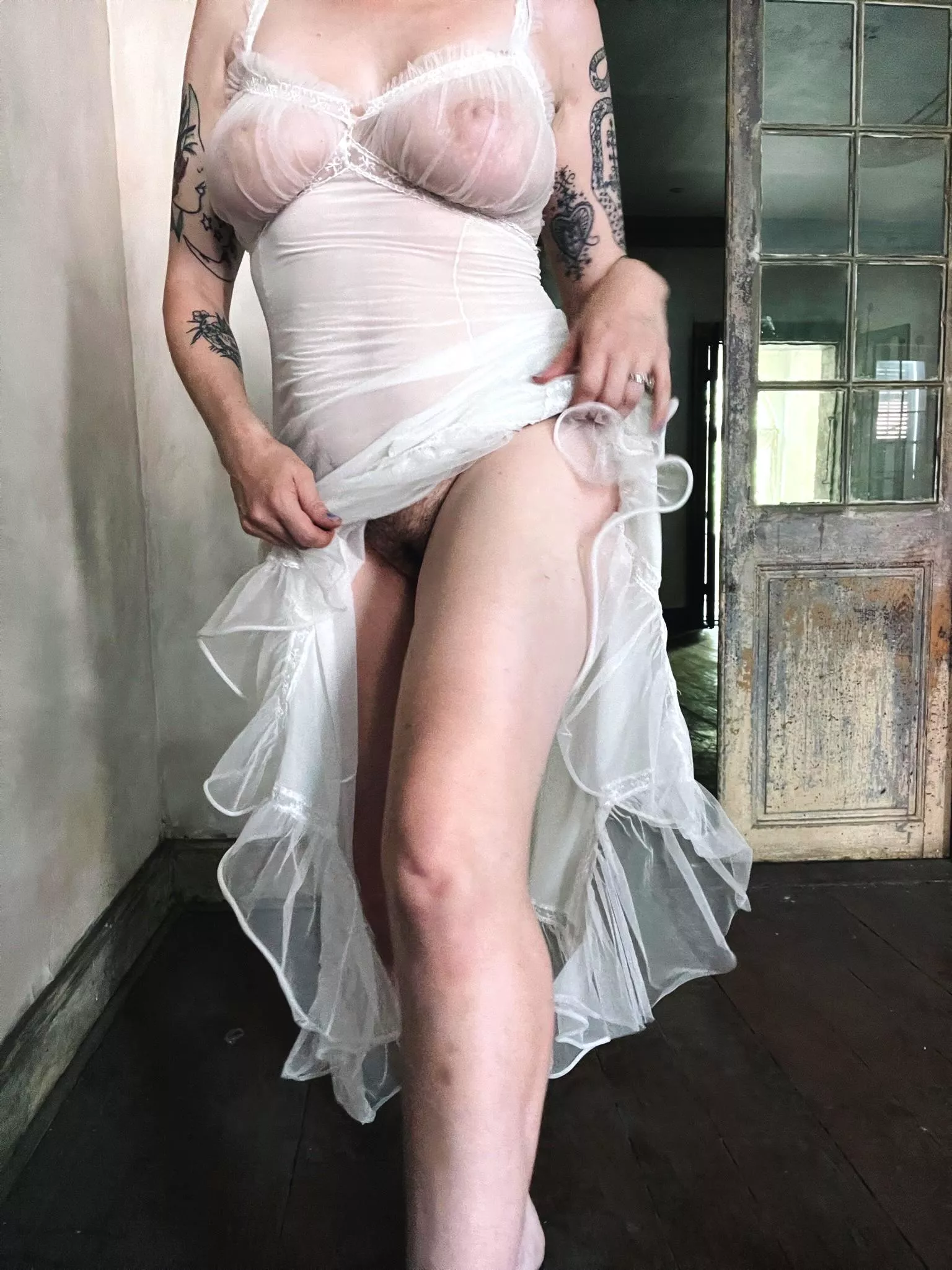 My very favorite sheer vintage dress posted by PrettySadieReed