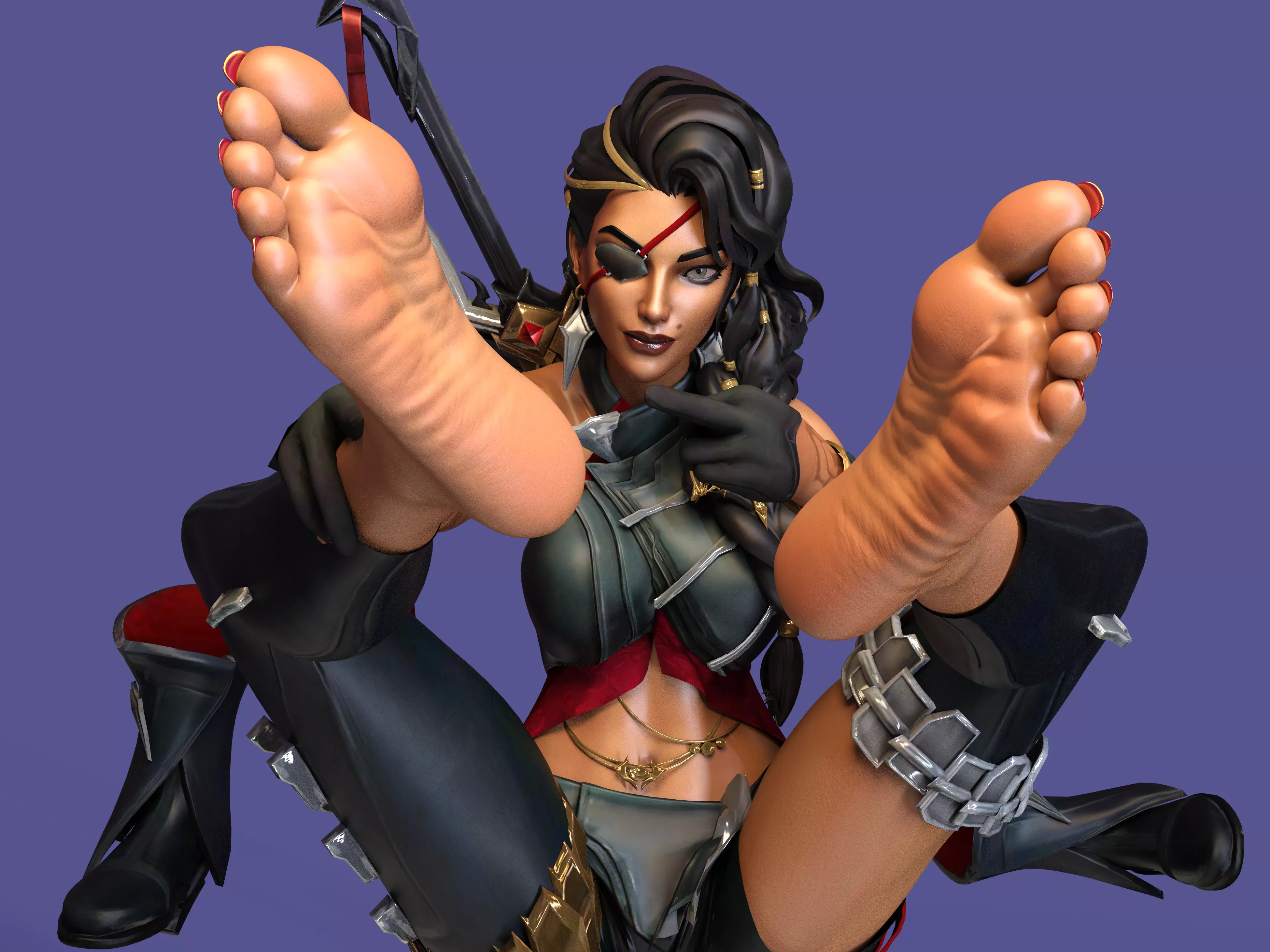 Samira (League of Legends) [Artist: SongY663] posted by ComaOfSouls