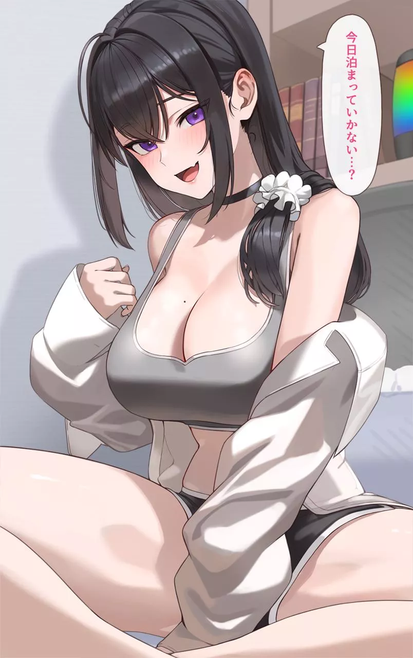 She gave permission to stay tonight (KFR / kfrworks) [Original] posted by elegantloveglimmer