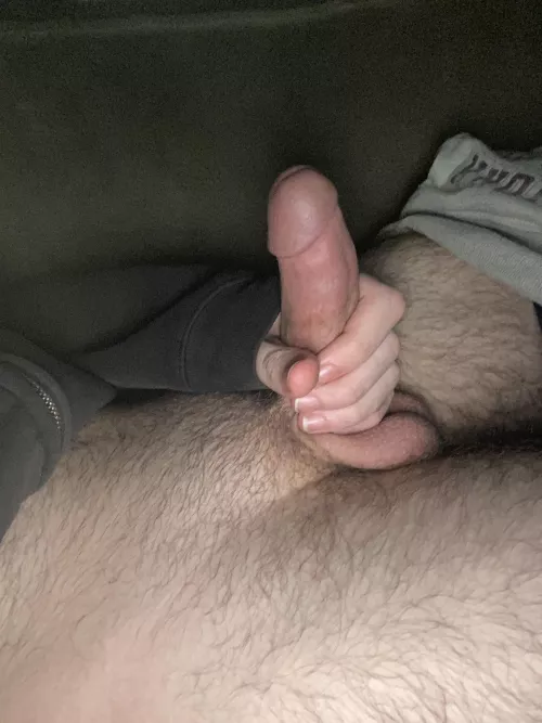 Since you REALLY liked it from above, here’s a side shot, of my tight & high cut 🥵💜 thoughts? [24] by Misty-Doggy