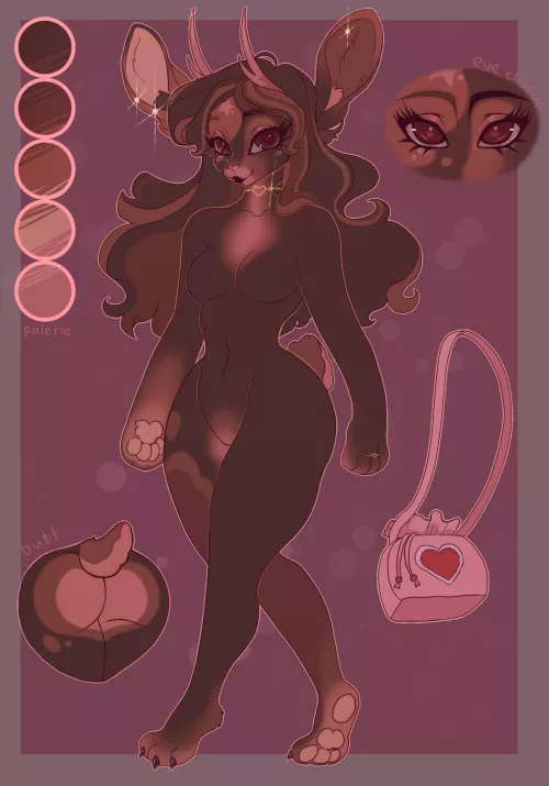 Some recent art I did that I'm very proud of :3 a Jackalope! by jellyellyphant