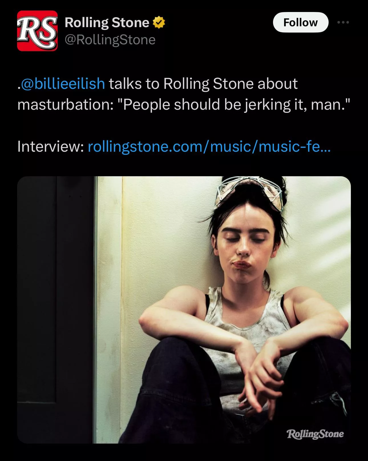 Billie Eilish wants us to jerk off posted by RopeSlanger