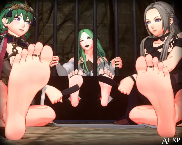 Byleth, Edelgard and Rhea (Fire Emblem Three Houses) [Artist: AUXP] by ComaOfSouls